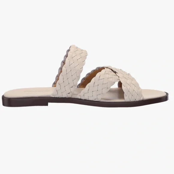 Madewell Trace X-Band Slide Sandal in Ecru 8 - Picture 3 of 9